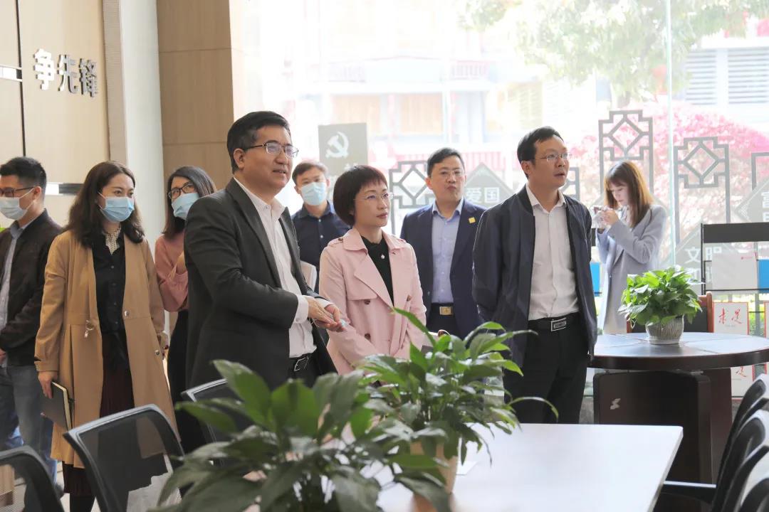 廣州白云區均禾街黨工委書記郭惠華一行蒞臨谷城集團調研指導